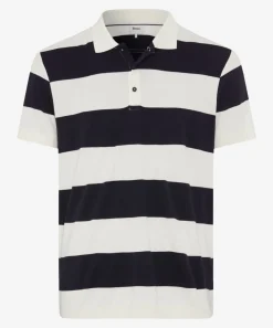 Poloshirt mit Blockstreifen