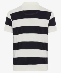 Poloshirt mit Blockstreifen