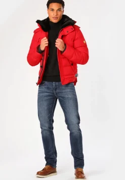 Pufferjacke mit Kapuze