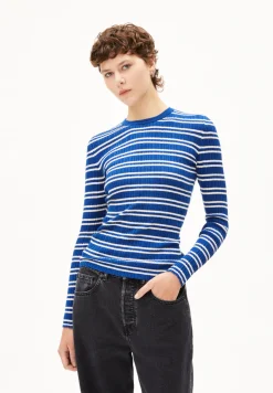 Pullover aus Bio-Baumwolle ALAANIA CHIFFRON STR