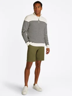 Pullover aus Rippstrick mit Reißverschluss