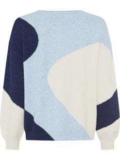 Pullover mit großflächigem Muster