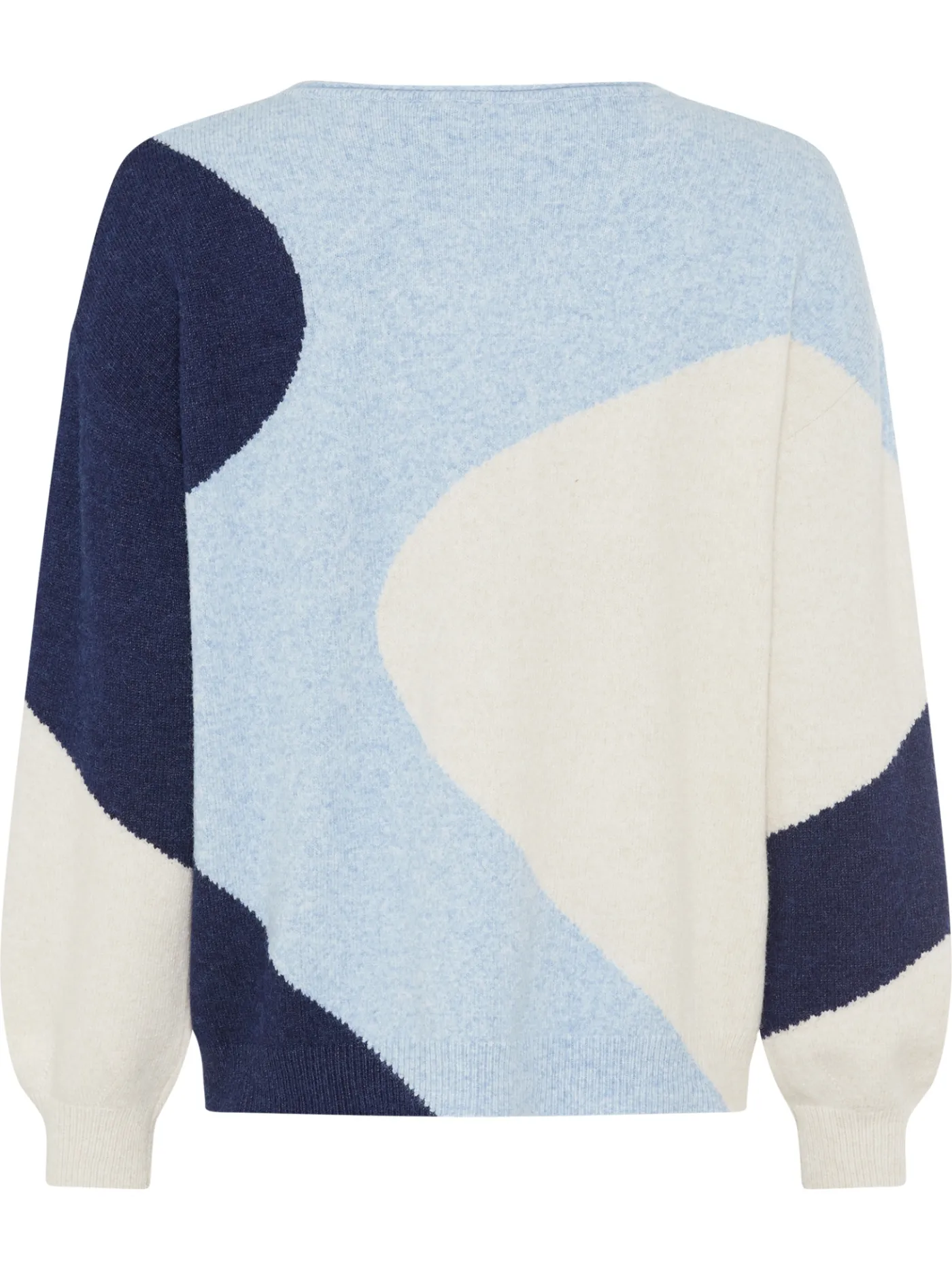 Pullover mit großflächigem Muster