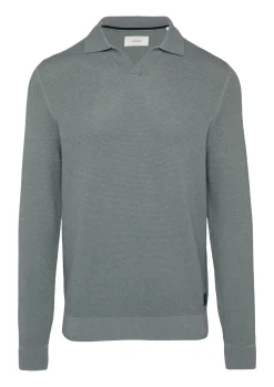 Pullover mit Polokragen