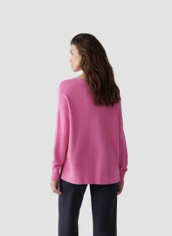 Pullover mit Rundhalsausschnitt und Ziernaht