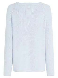 Pullover mit U-Boot-Ausschnitt