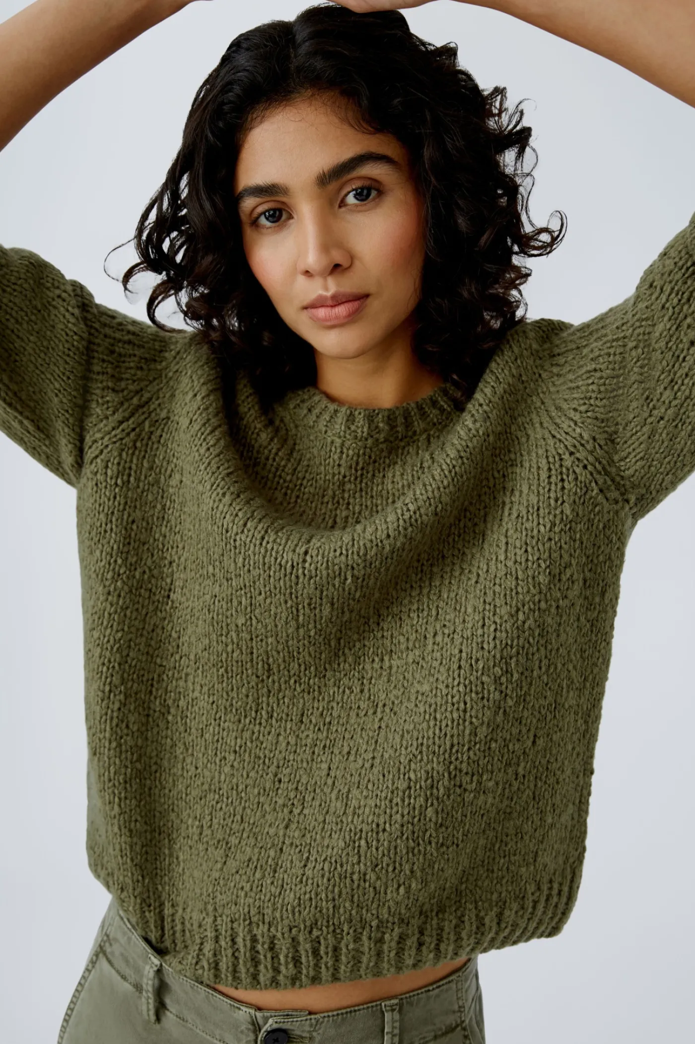 Pullover mit Wolle und Mohair