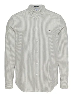 Regular Fit gestreiftes Popeline-Hemd