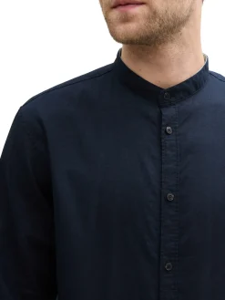 Regular Fit Hemd mit Leinenanteil