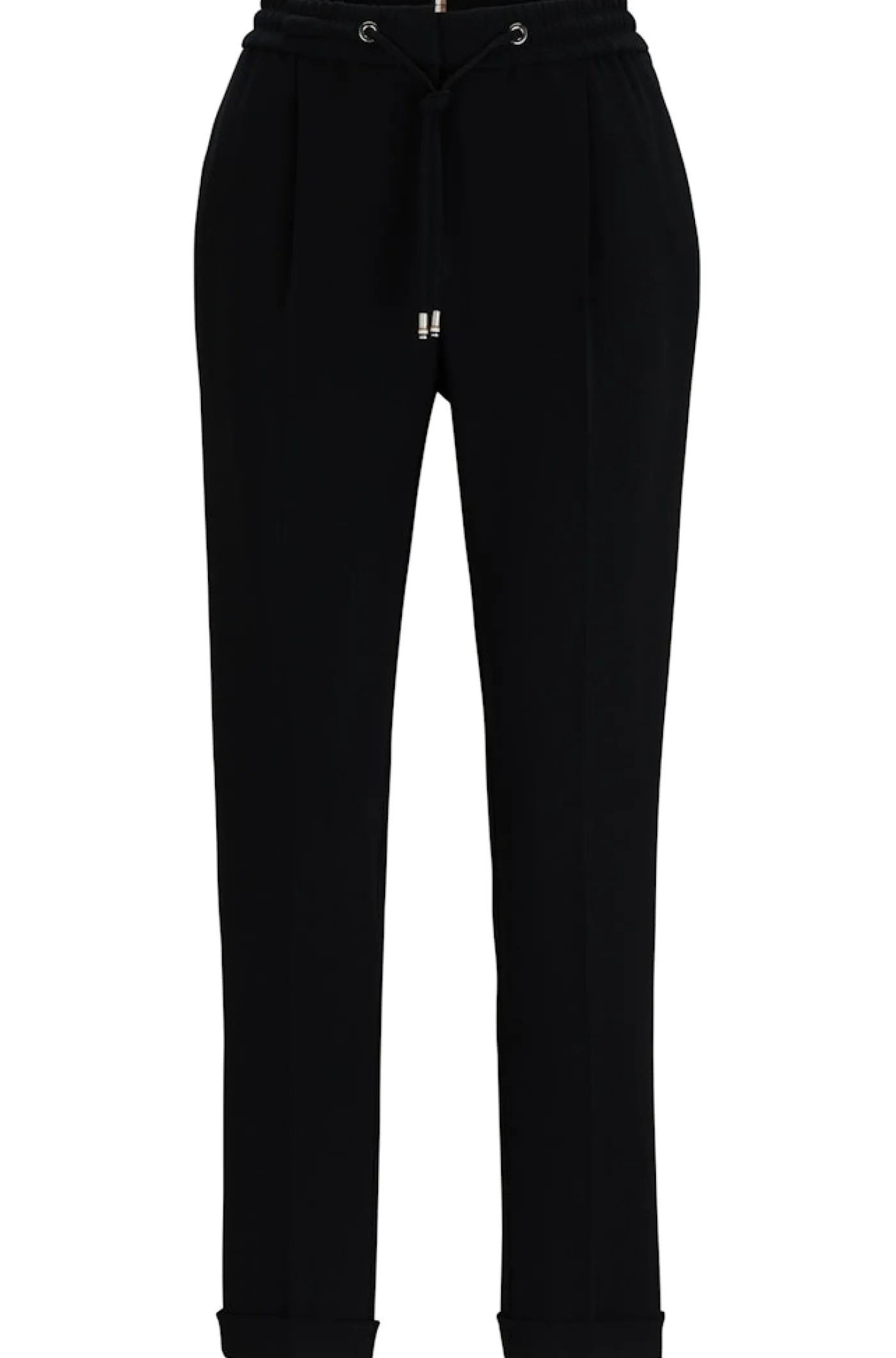 Regular-Fit Hose aus japanischem Krepp