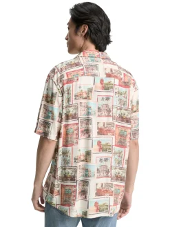 Regular Fit Kurzarmhemd im Hawaii-Look