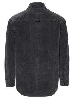 Relaxed Fit Cord-Hemd