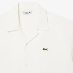 Relaxed Fit-Hemd mit strukturierter Waffeloptik
