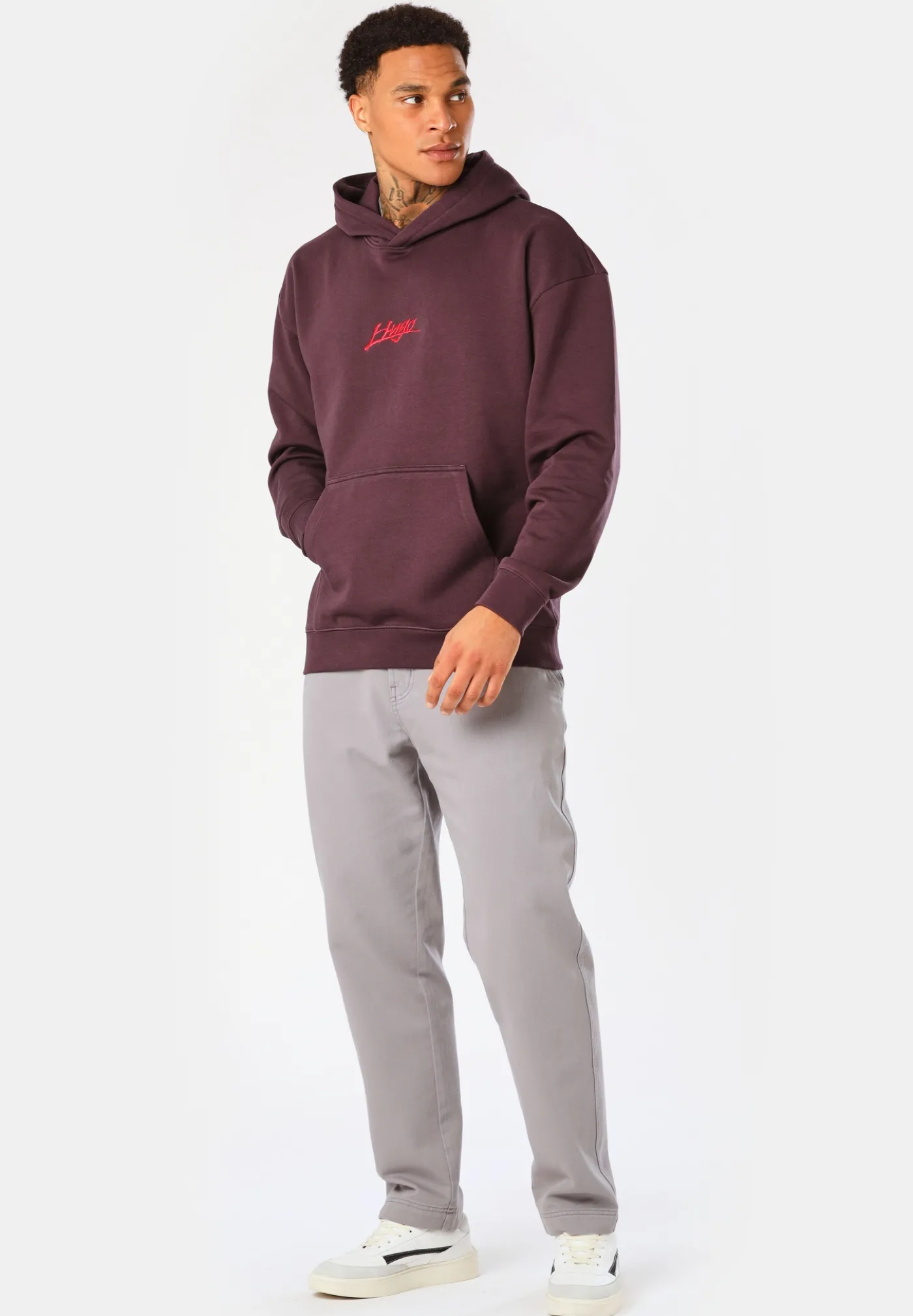 Relaxed-Fit Hoodie aus Baumwoll-Terry mit Logo-Prints