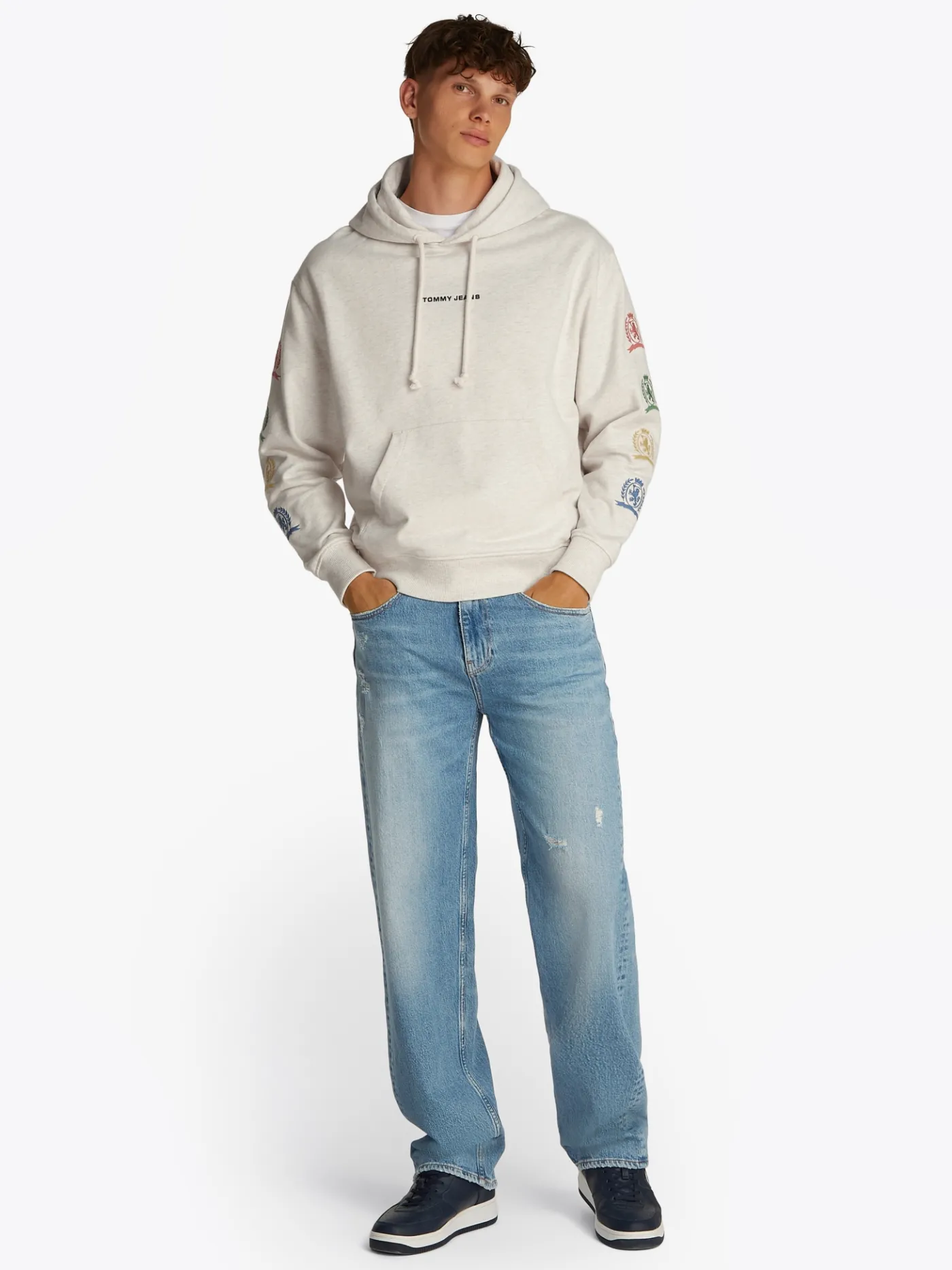 Relaxed Fit Hoodie mit Grafik