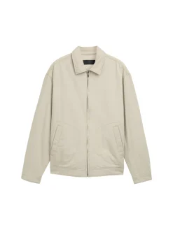 Relaxed Fit Jacke aus Baumwolle