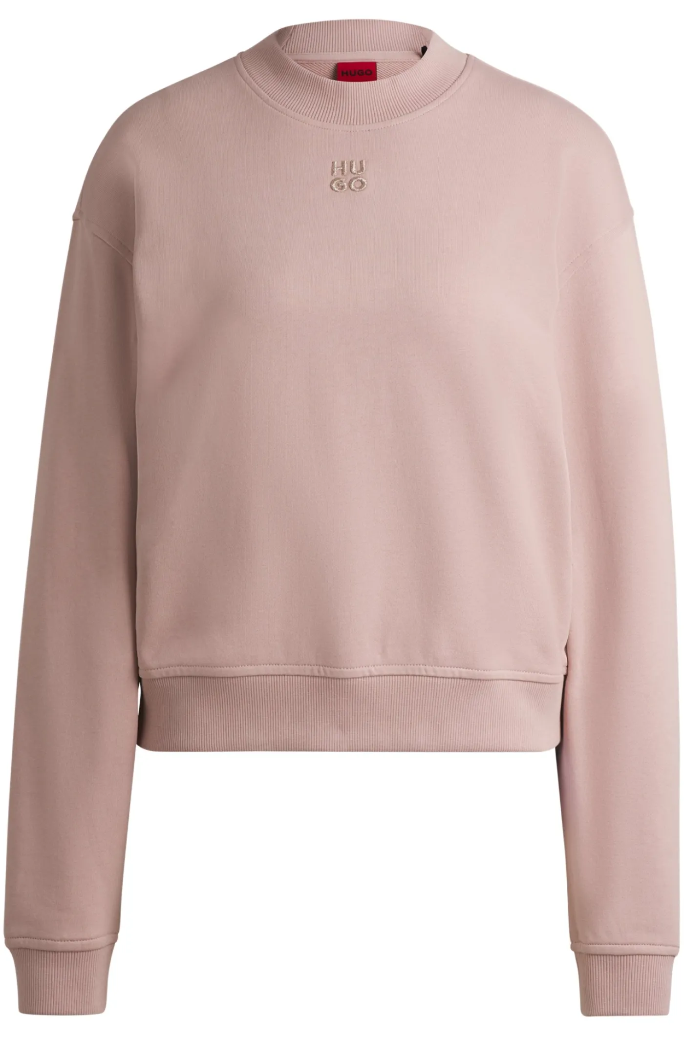 Relaxed-Fit Sweatshirt aus Baumwoll-Terry mit Stack-Logo-Stickerei