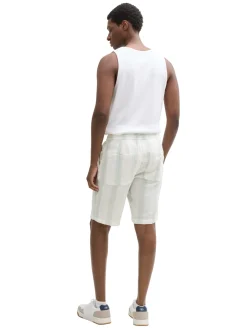Relaxed gestreifte Strand Shorts