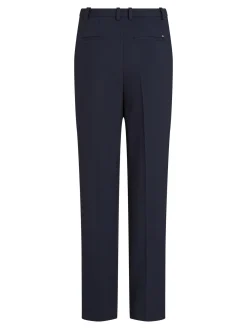 Relaxed Straight Leg Fit Hose mit Nahtdetails
