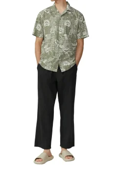 Resort Fit: Baumwollhemd mit All-over-Print
