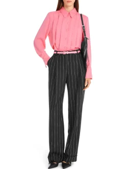 Rethink Together Bluse mit Falten