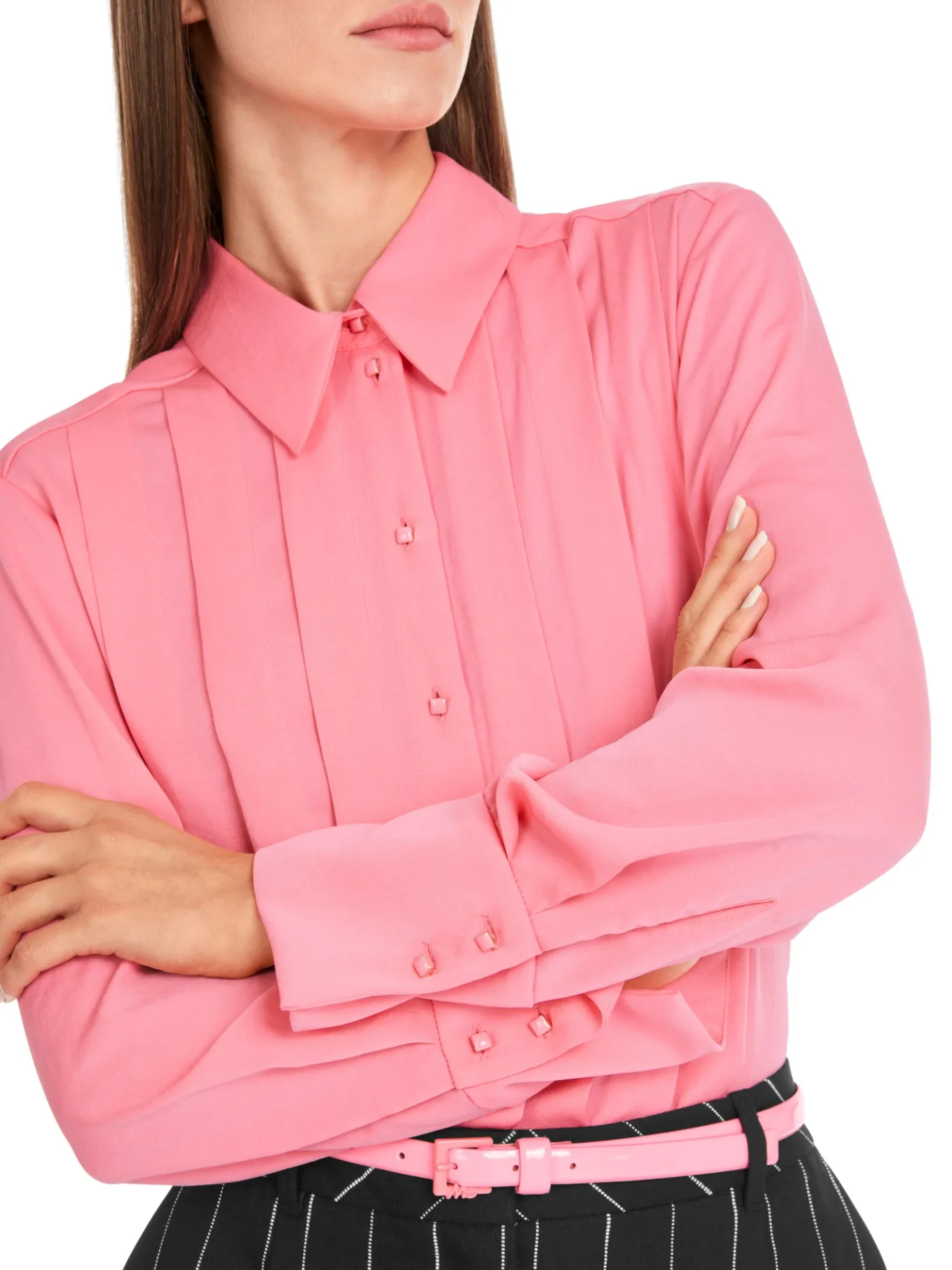 Rethink Together Bluse mit Falten