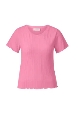 Rippen-T-Shirt