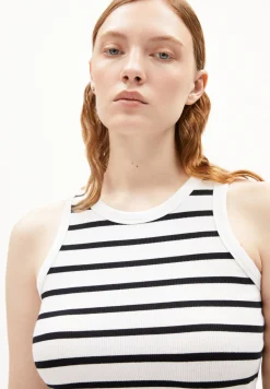 Ripp-Top aus Bio-Baumwoll Mix KANITAA STRIPES
