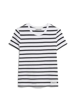Ripp-T-Shirt aus Bio-Baumwoll Mix KARDAA STRIPES