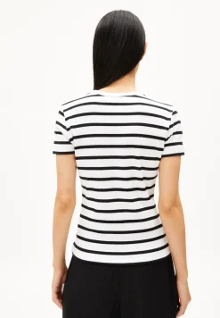 Ripp-T-Shirt aus Bio-Baumwoll Mix KARDAA STRIPES