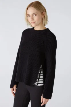 RUBI Pullover mit Reißverschluss, in reiner Baumwolle