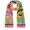 Schal aus recyceltem Polyester mit Snoopy-Motiv