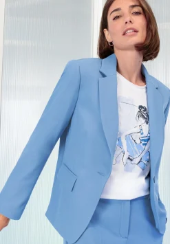 Schicker Jackenblazer mit Pattentaschen in Trendfarbe
