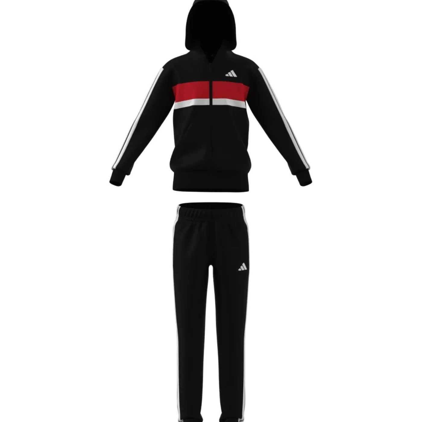 Seasonal Essentials Tiberio 3-Streifen French Terry Kids Trainingsanzug