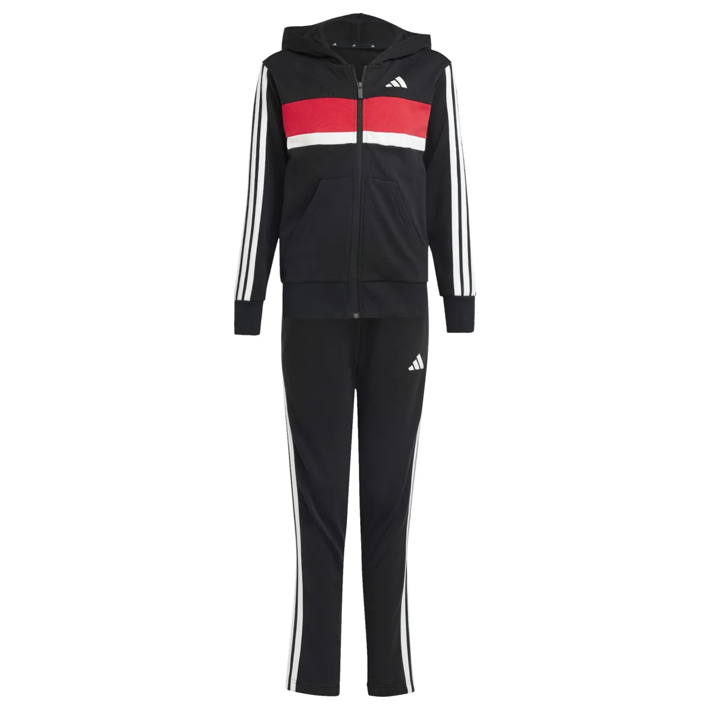 Seasonal Essentials Tiberio 3-Streifen French Terry Kids Trainingsanzug