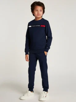 Set aus Sweatshirt und Jogginghose mit Logo