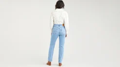 70's High Rise Slim Straight Jeans