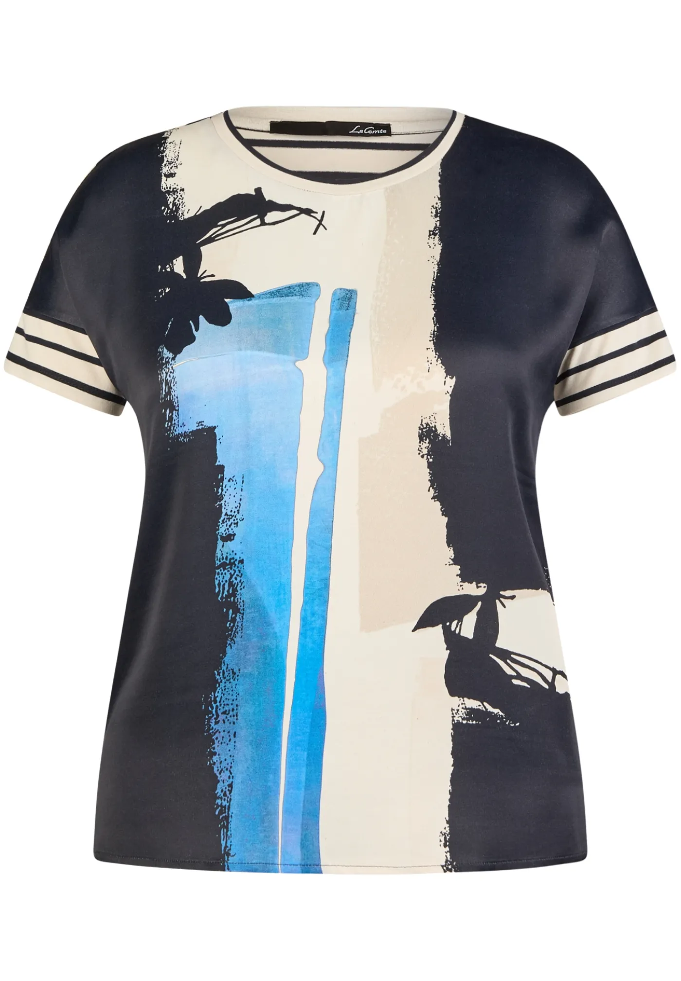 Shirt mit abstraktem Print