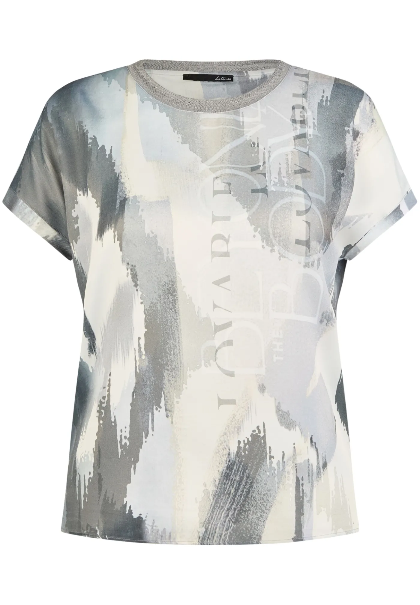 Shirt mit abstraktem Print