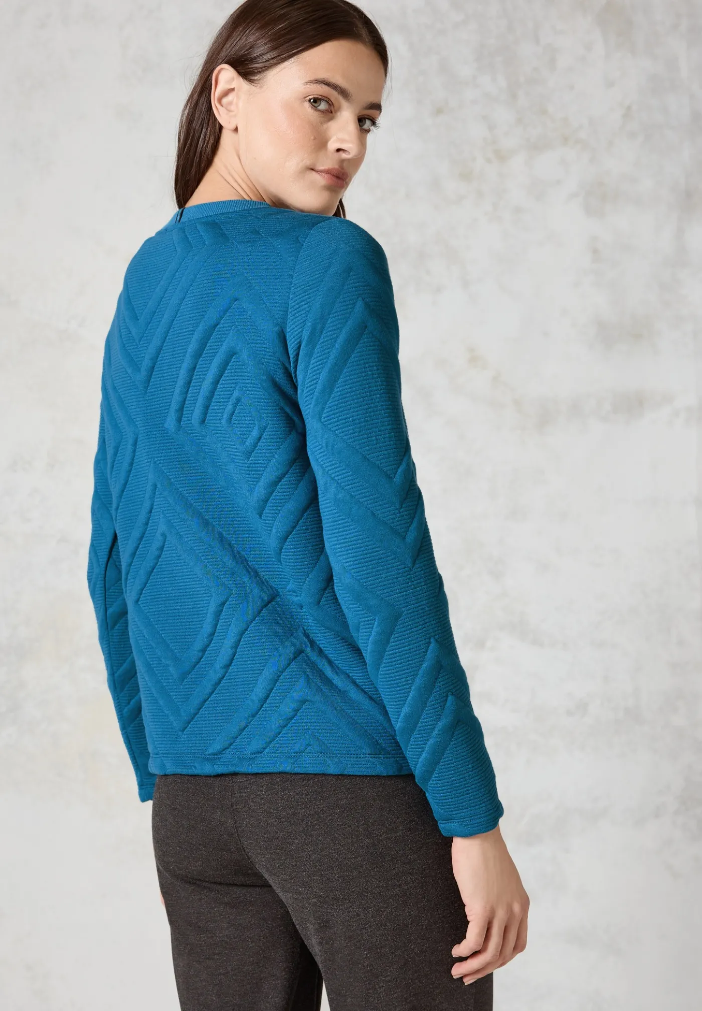 Shirt mit 3D Strukturmuster
