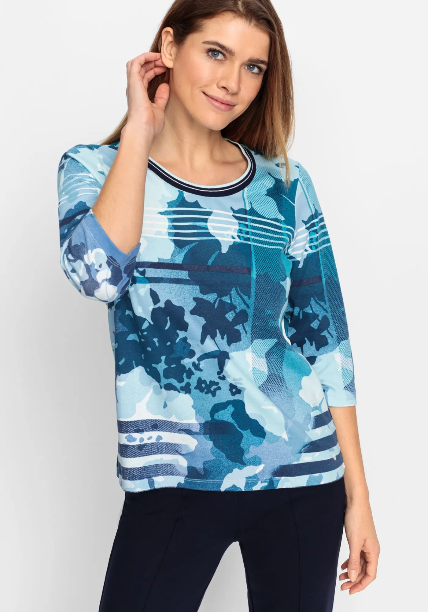 Shirt mit grafischen, stilisiertem Print