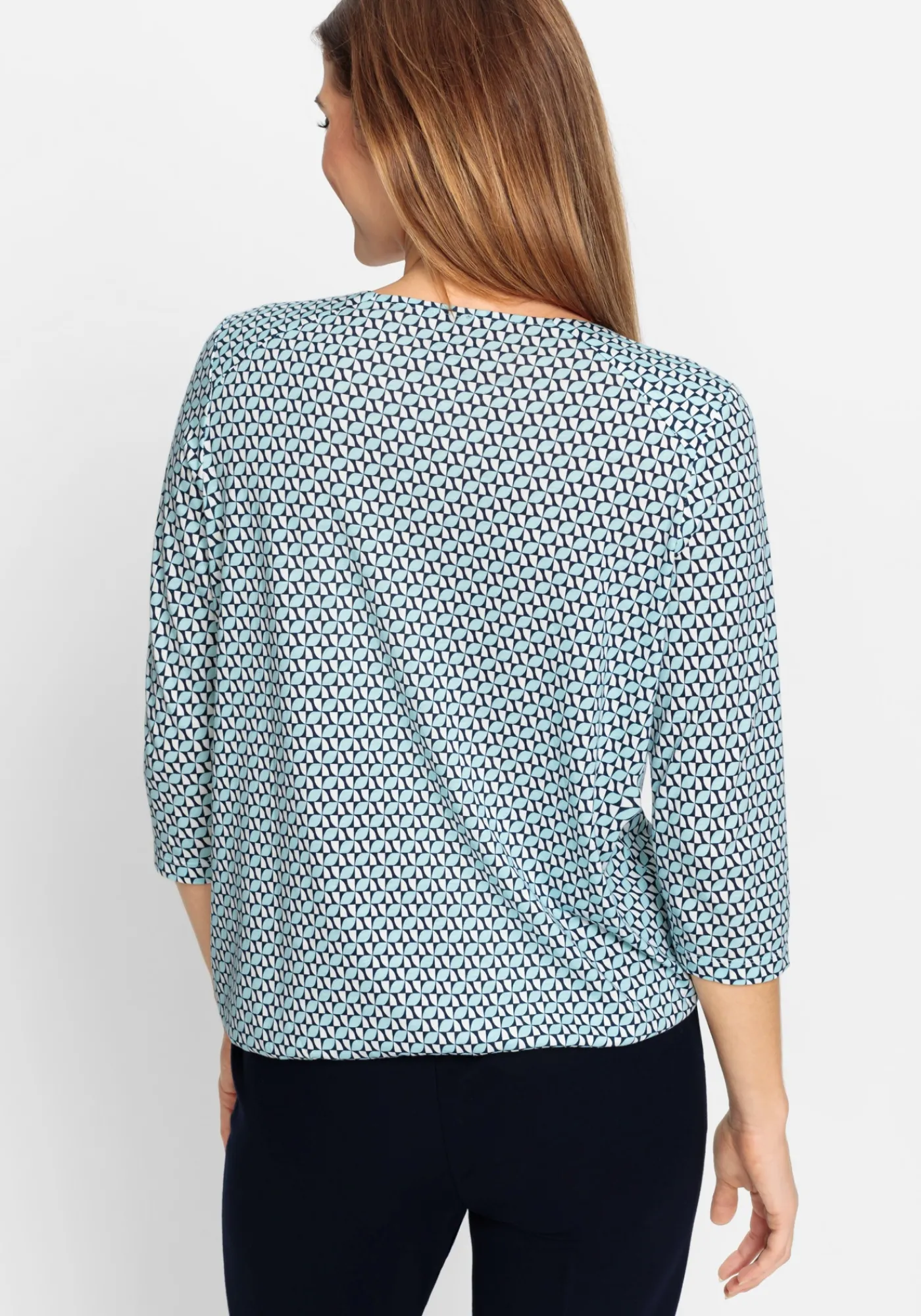 Shirt mit Knopf am Ausschnitt