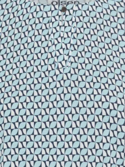 Shirt mit Knopf am Ausschnitt