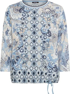 Shirt mit Panneaux-Print
