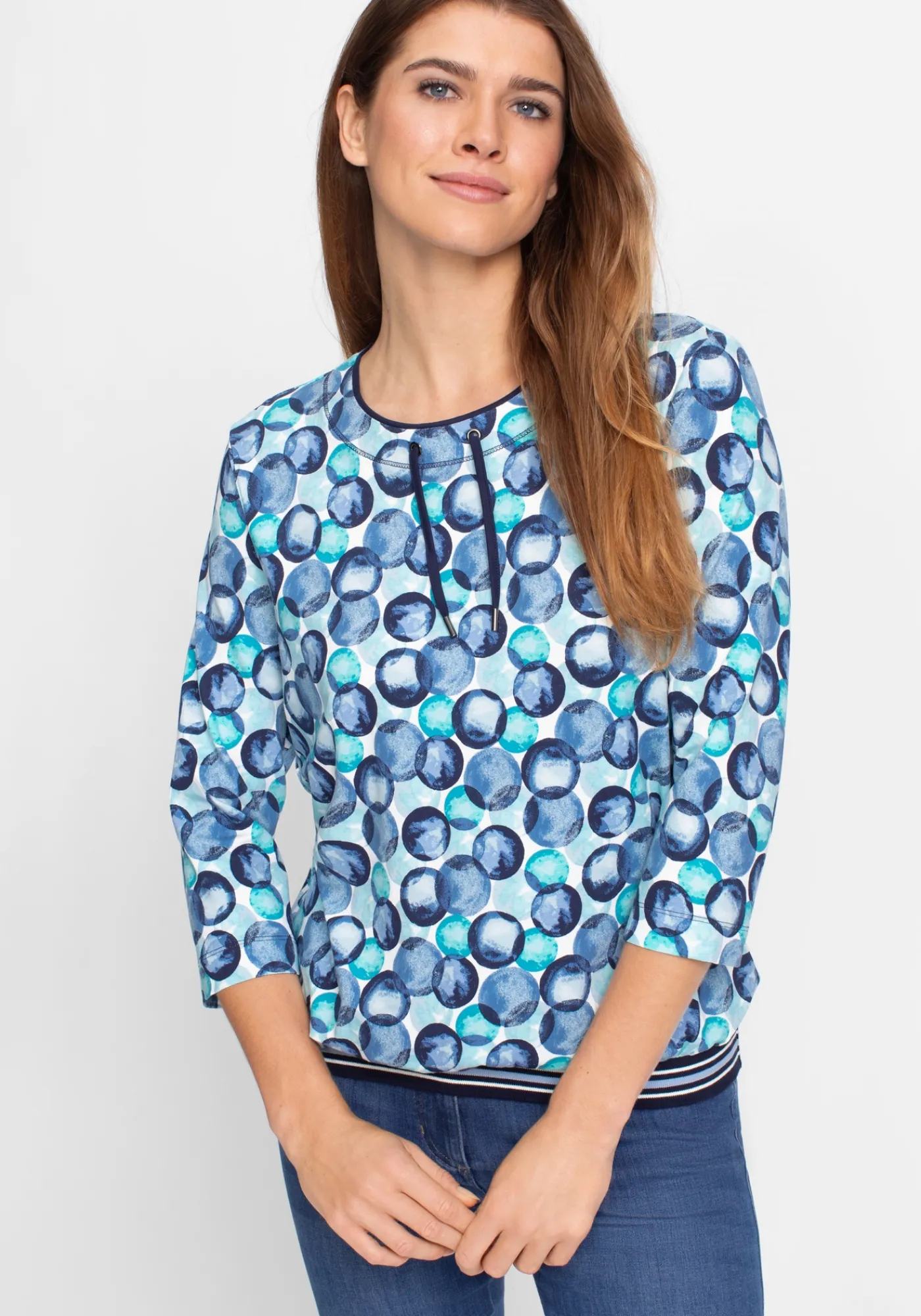 Shirt mit 3/4-Ärmeln