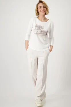 Shirt mit Taschen-Print
