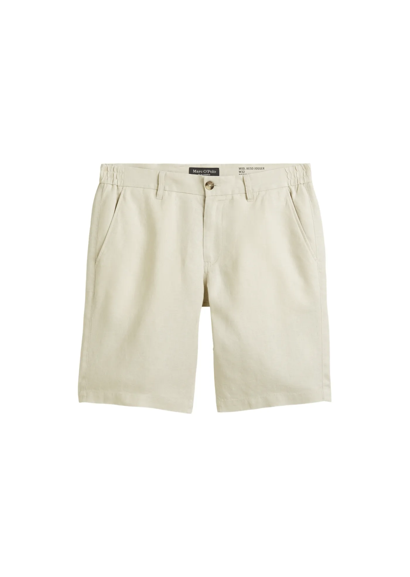 Shorts Model Reso Jogger aus reinem Leinen