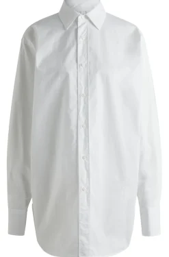 Slim-Fit Bluse aus Baumwolle mit Double-B-Monogramm