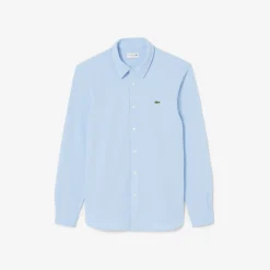 Slim Fit-Hemd aus Baumwollpiqué