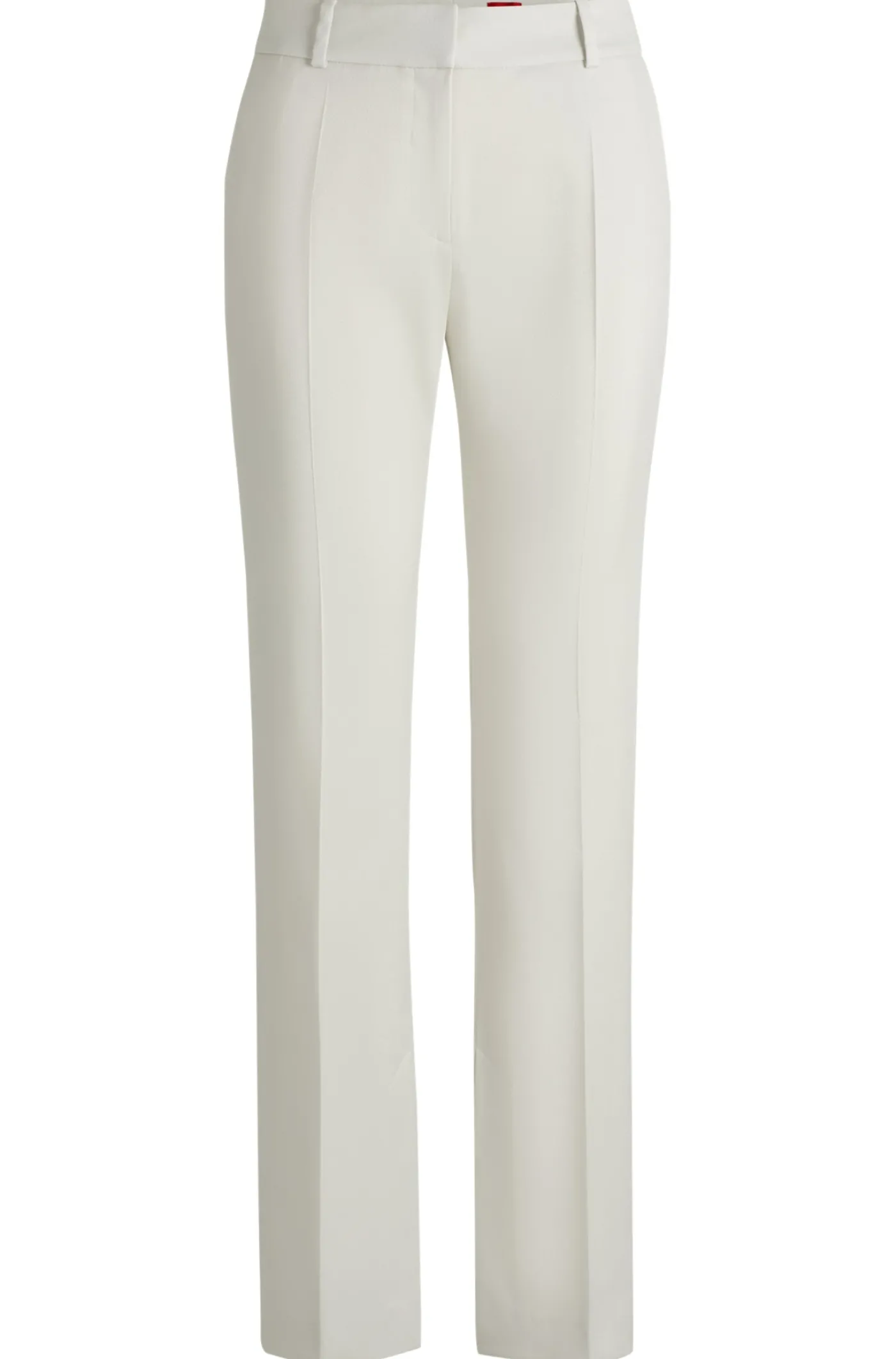 Slim-Fit Hose aus schimmerndem Gewebe
